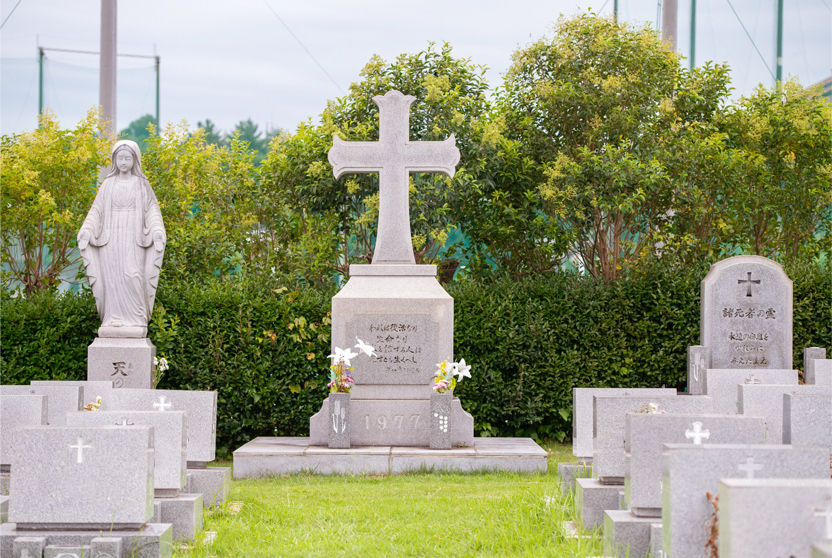 カトリック墓地のイメージ画像